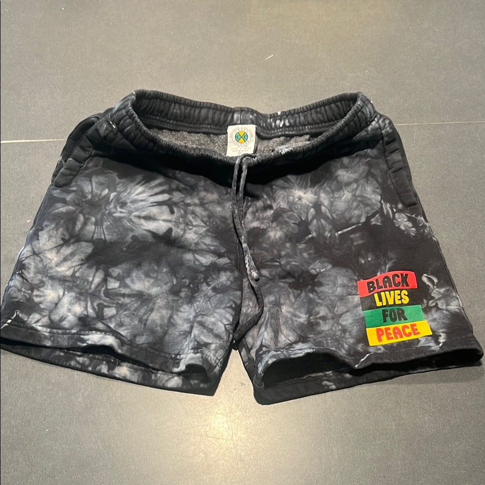 Cross Colours Black Lives for Peace Shorts - Men’s Medium